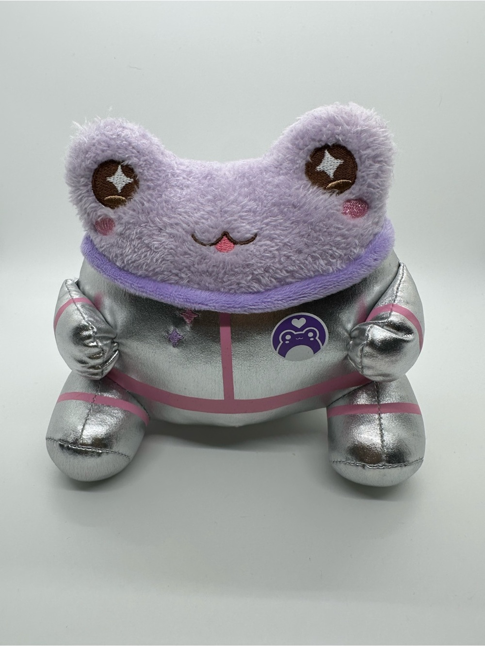 Wawa Frog Astronaut plush - Lavender and Silver